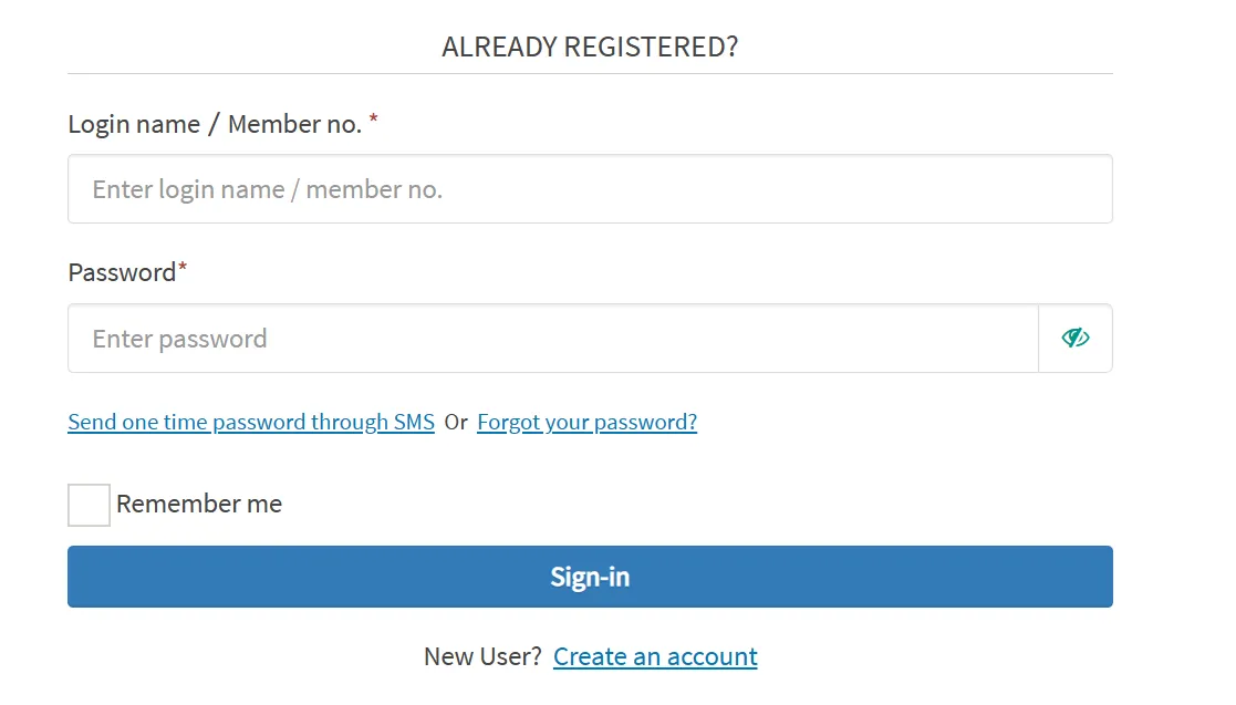 ALREADY REGISTERED