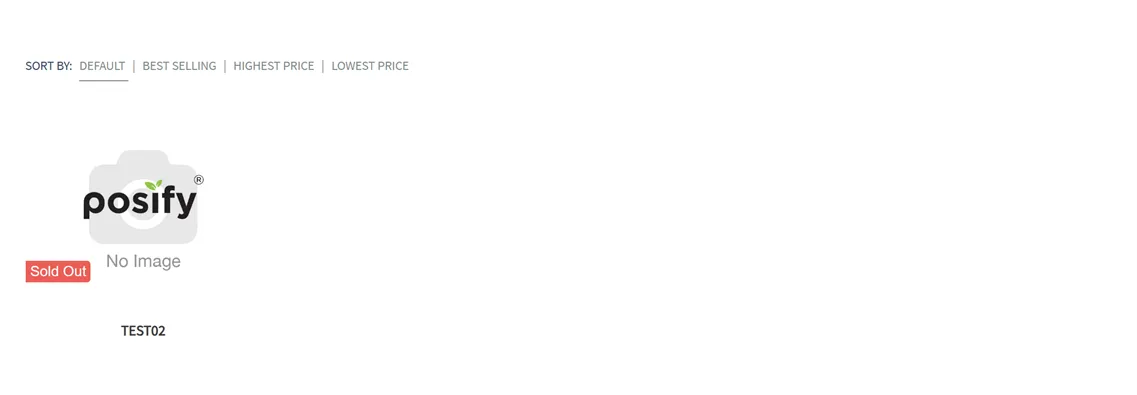 Product category page