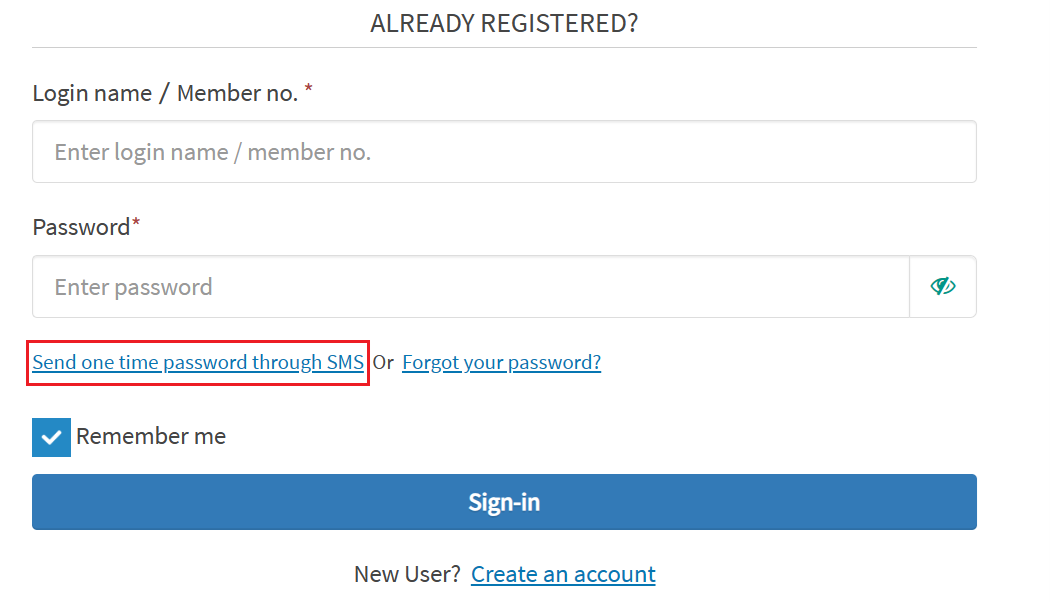 ALREADY REGISTERED?