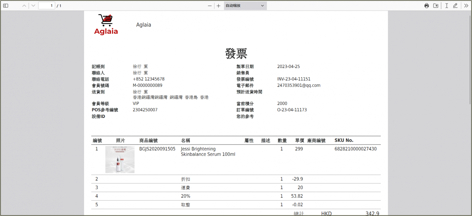 發票PDF