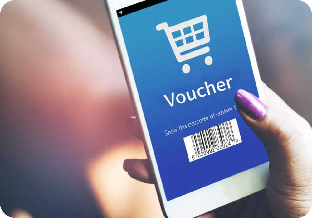Smart electronic coupon package