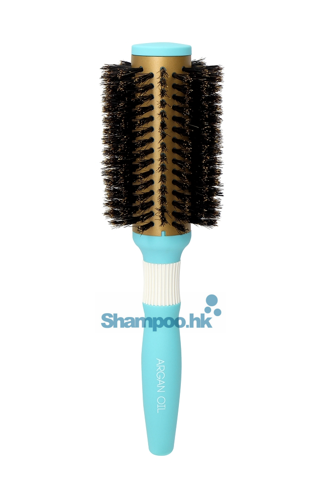 Argan Oil Ceramic Natural Bristles Thermal Round Brush