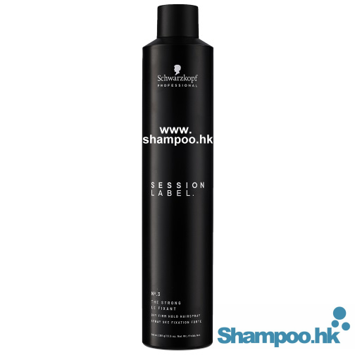 Schwarzkopf Session Label Dry Firm Hold Hairspray 500ml