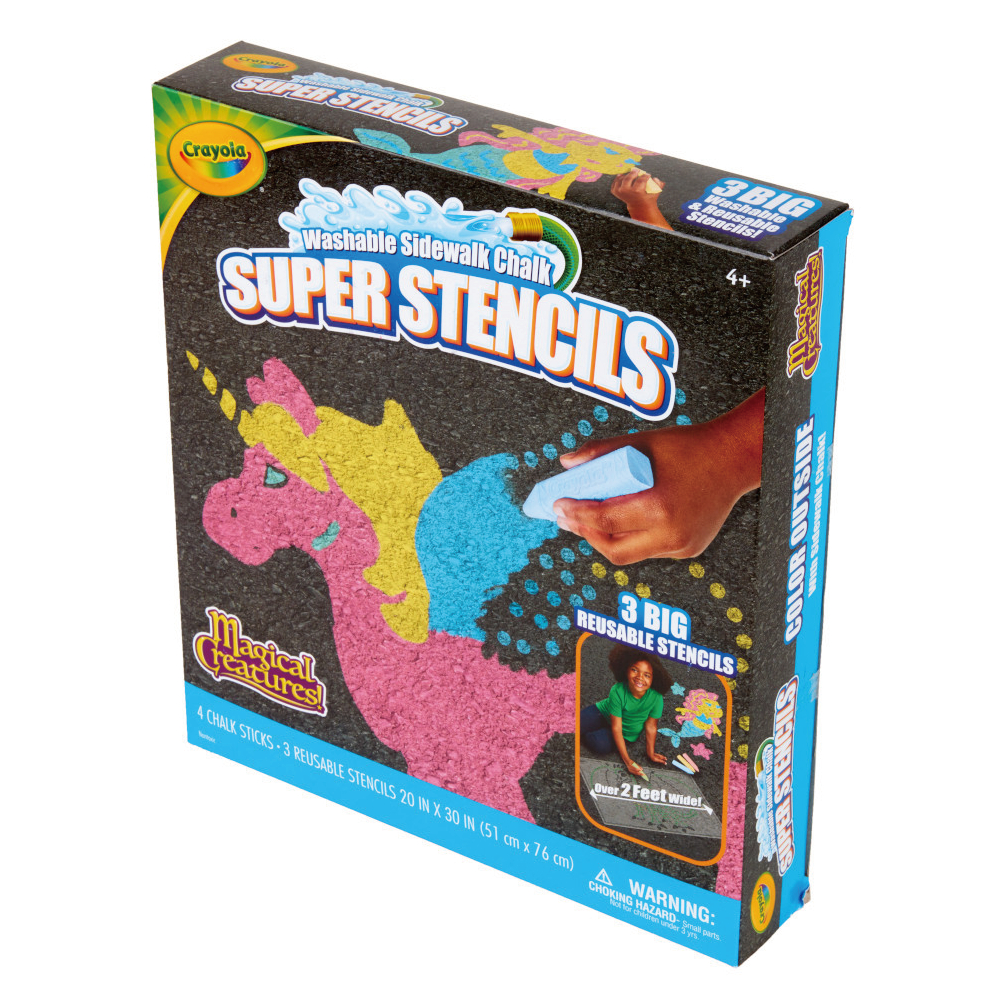 Washable Super Stencils Magical Creatures