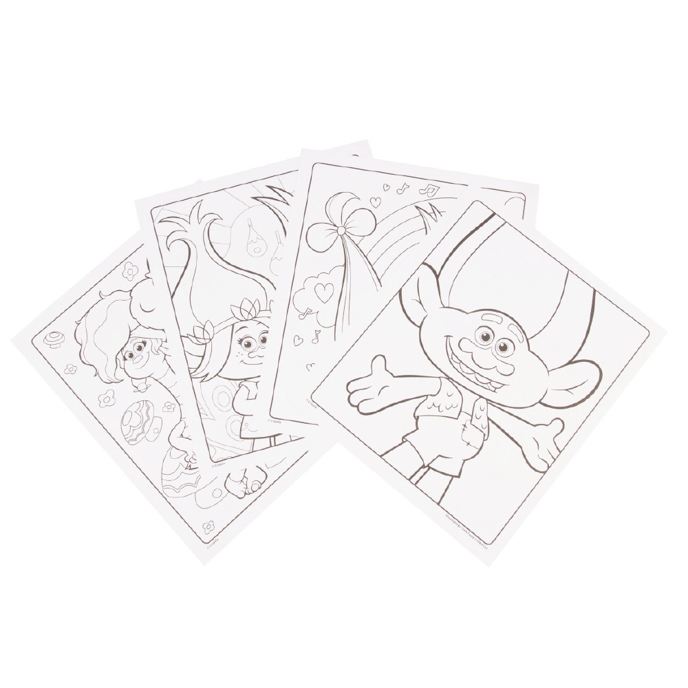 Trolls World Tour Color & Sticker Book