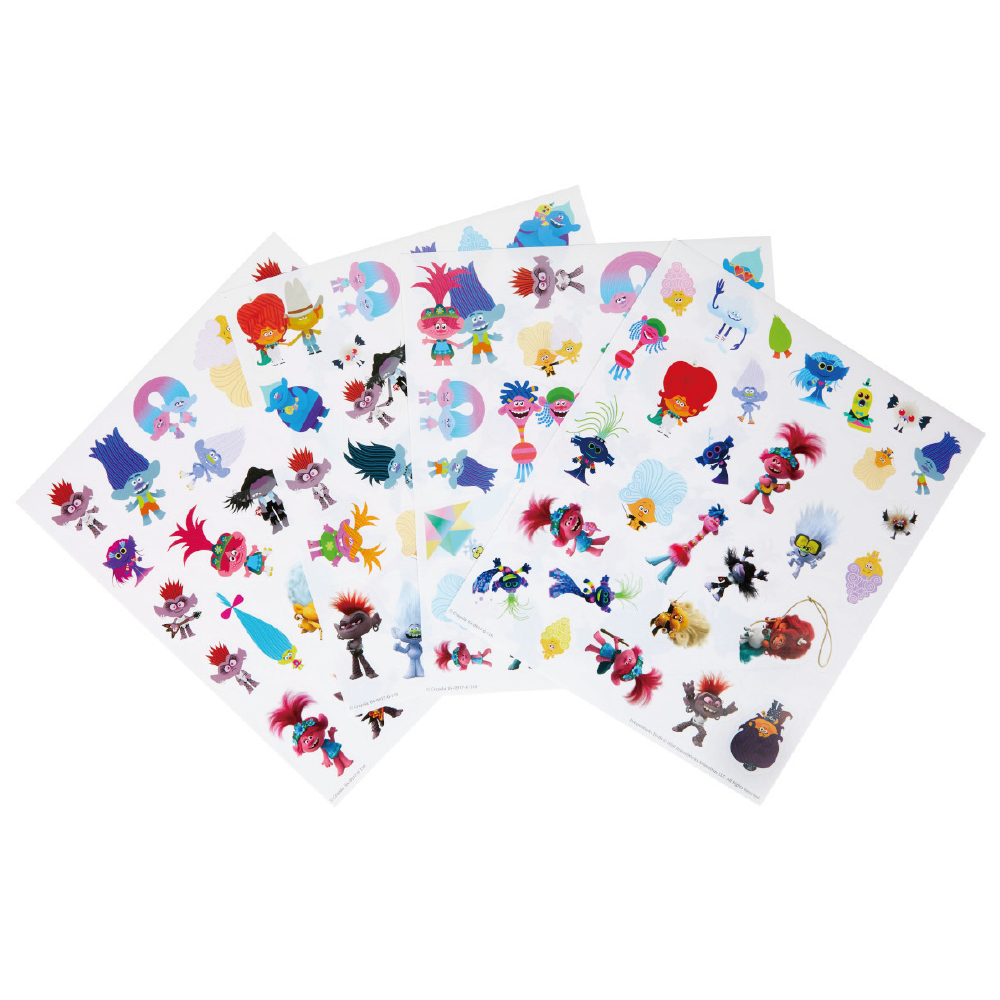 Trolls World Tour Color & Sticker Book