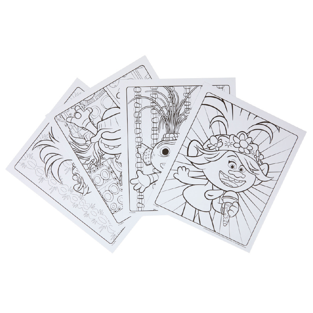 Trolls World Tour Color & Sticker Book