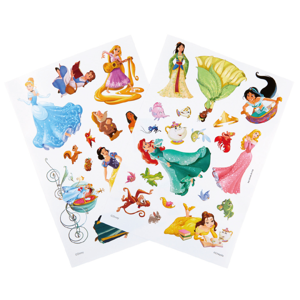 Disney Princess Coloring Book with Stickers