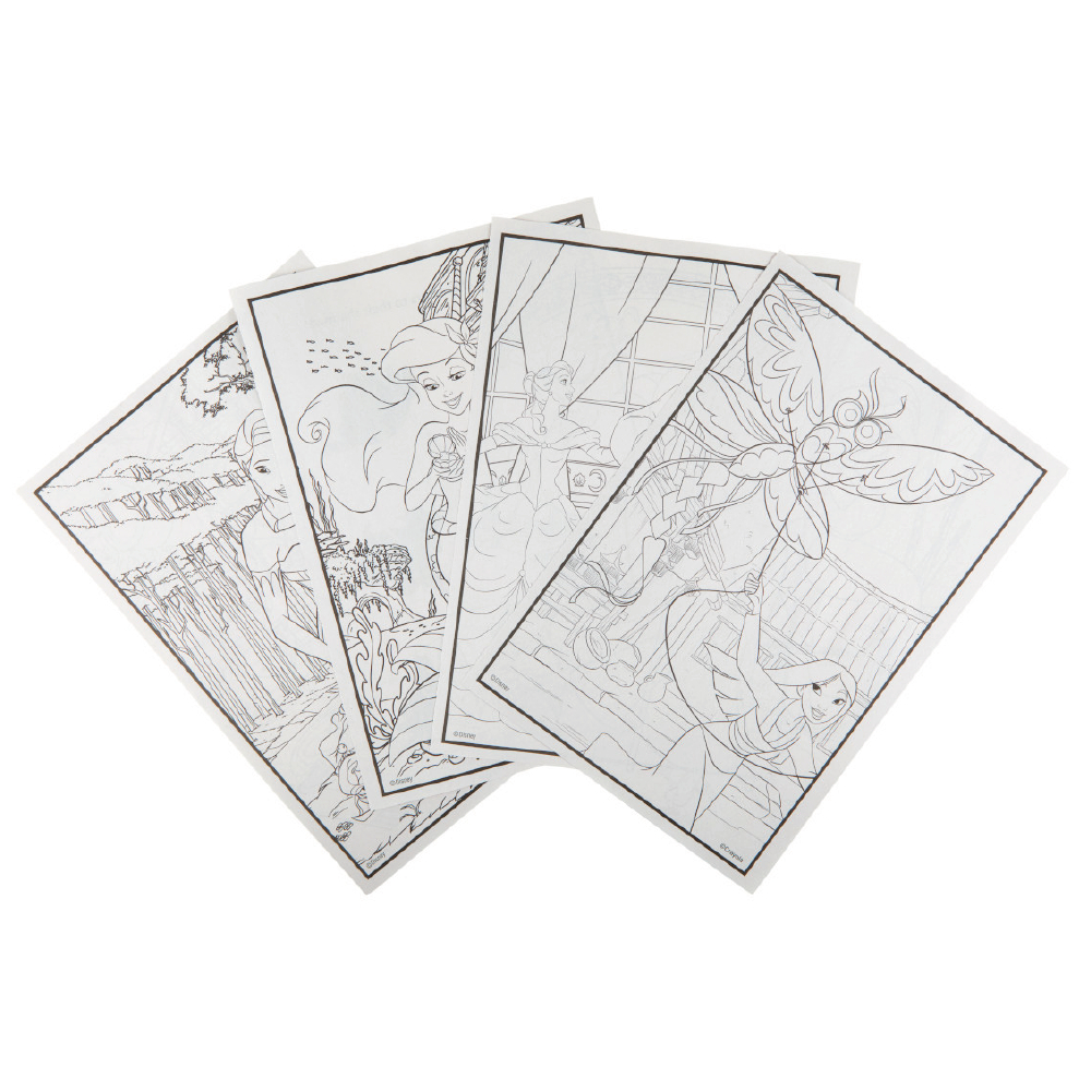 Disney Princess Coloring Book with Stickers
