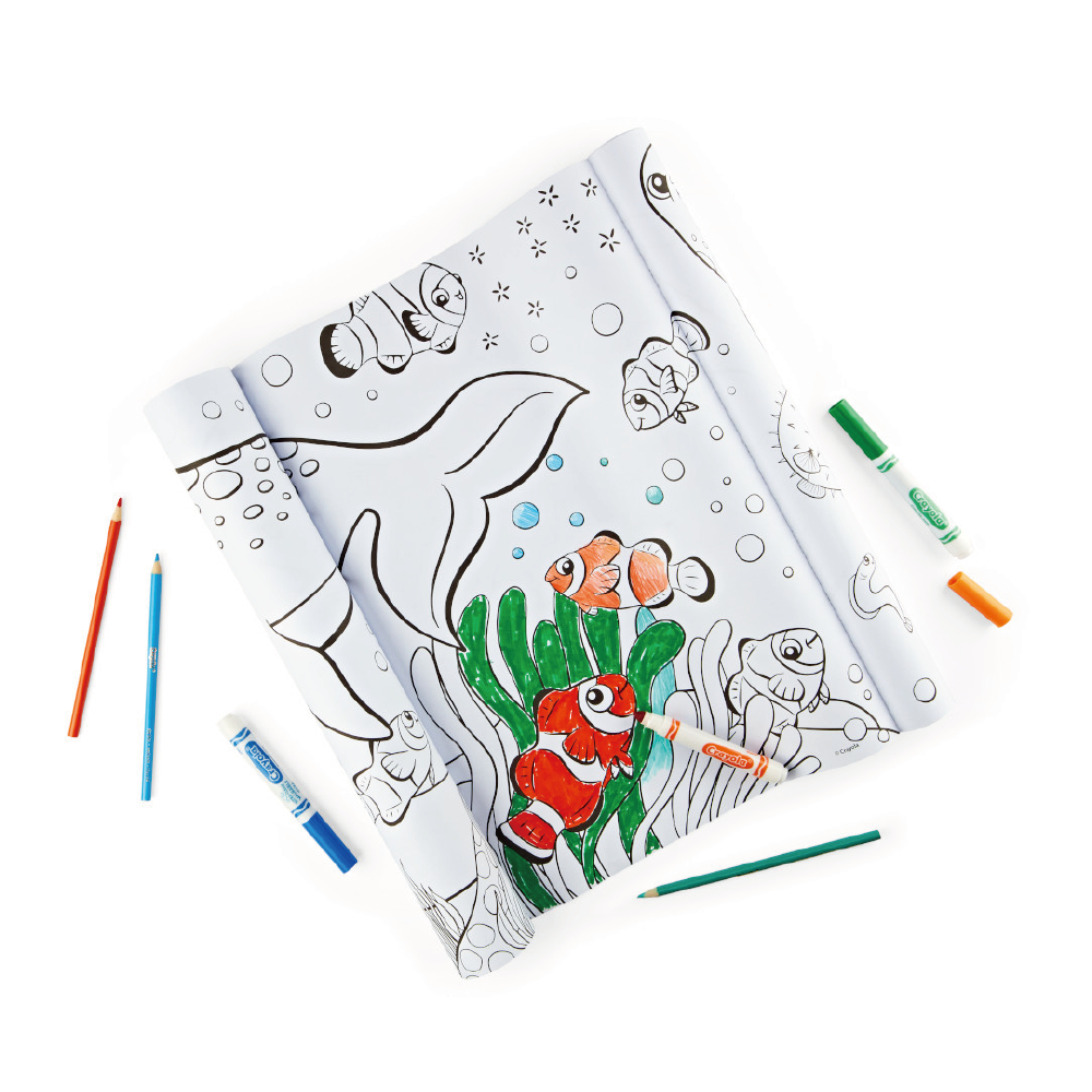 Giant Coloring Roll; Deep Sea Friends