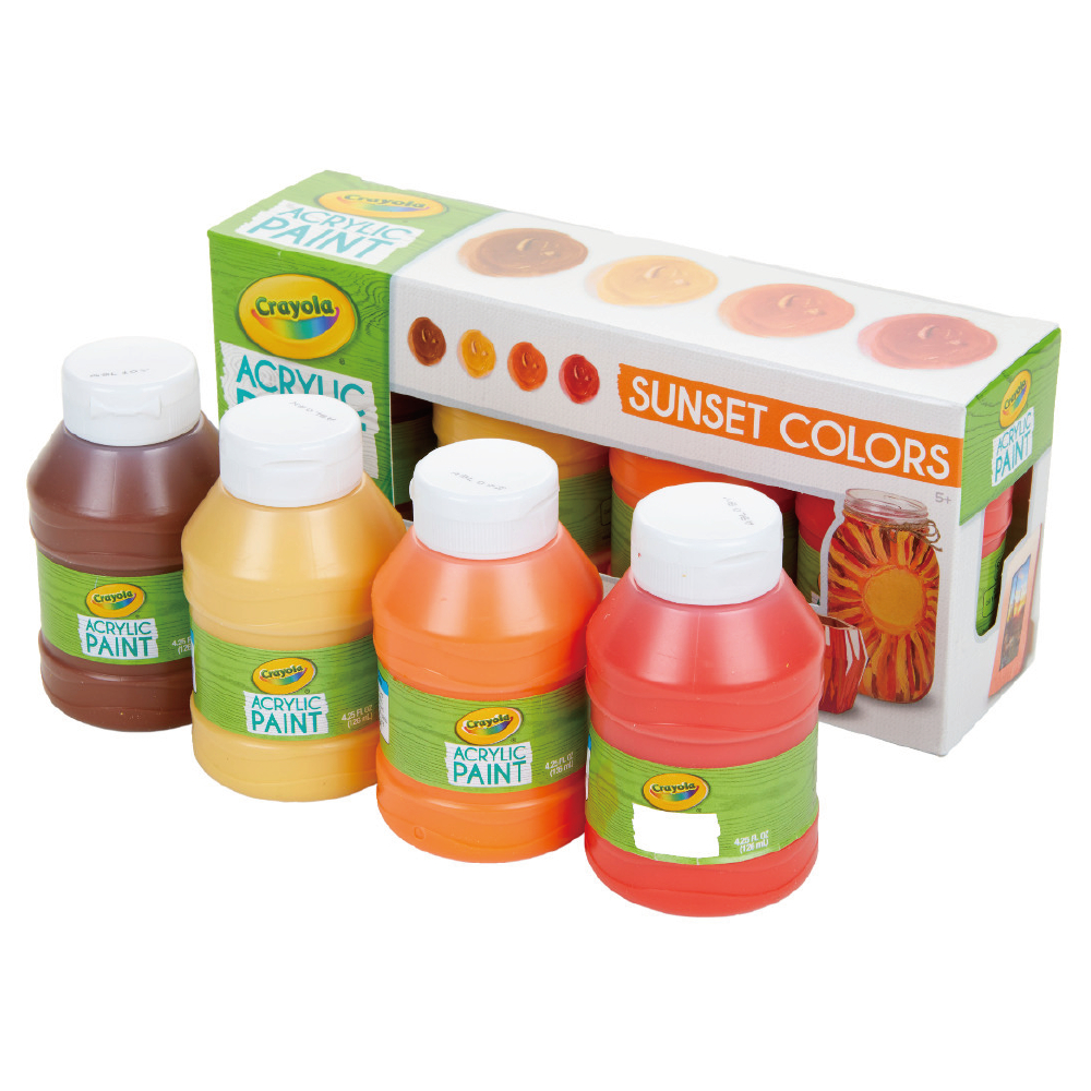 Multi-Surface Acrylic Paint - Sunset Colors