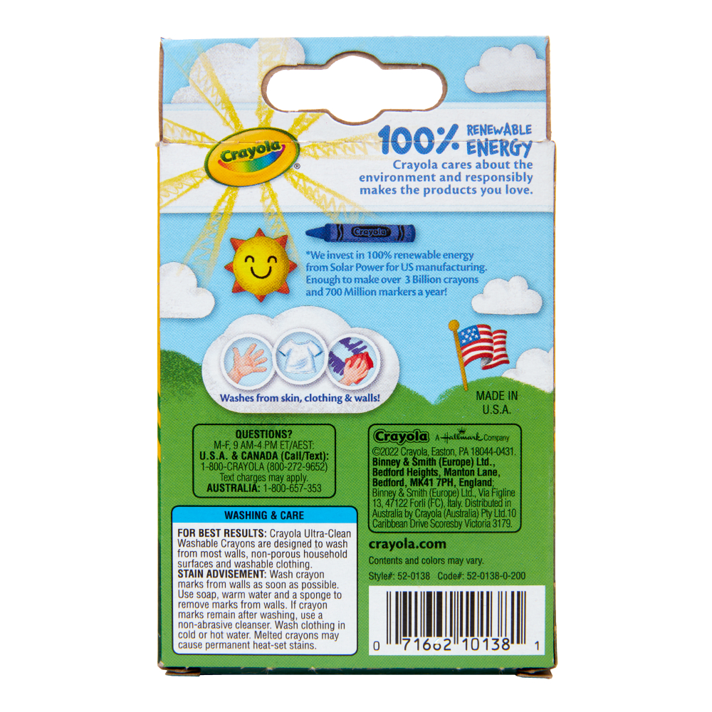 Ultra-Clean Washable - Crayons 24 Pack