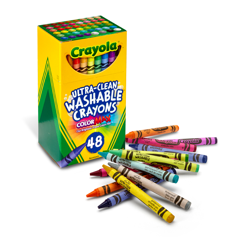 48 count Ultra-Clean Washable Regular Crayons