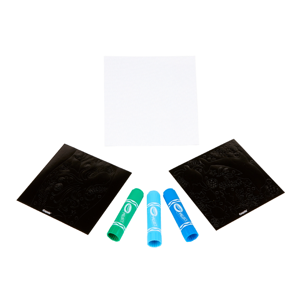 Craft Paint Stick Silhouette Art Set 3-Ocean