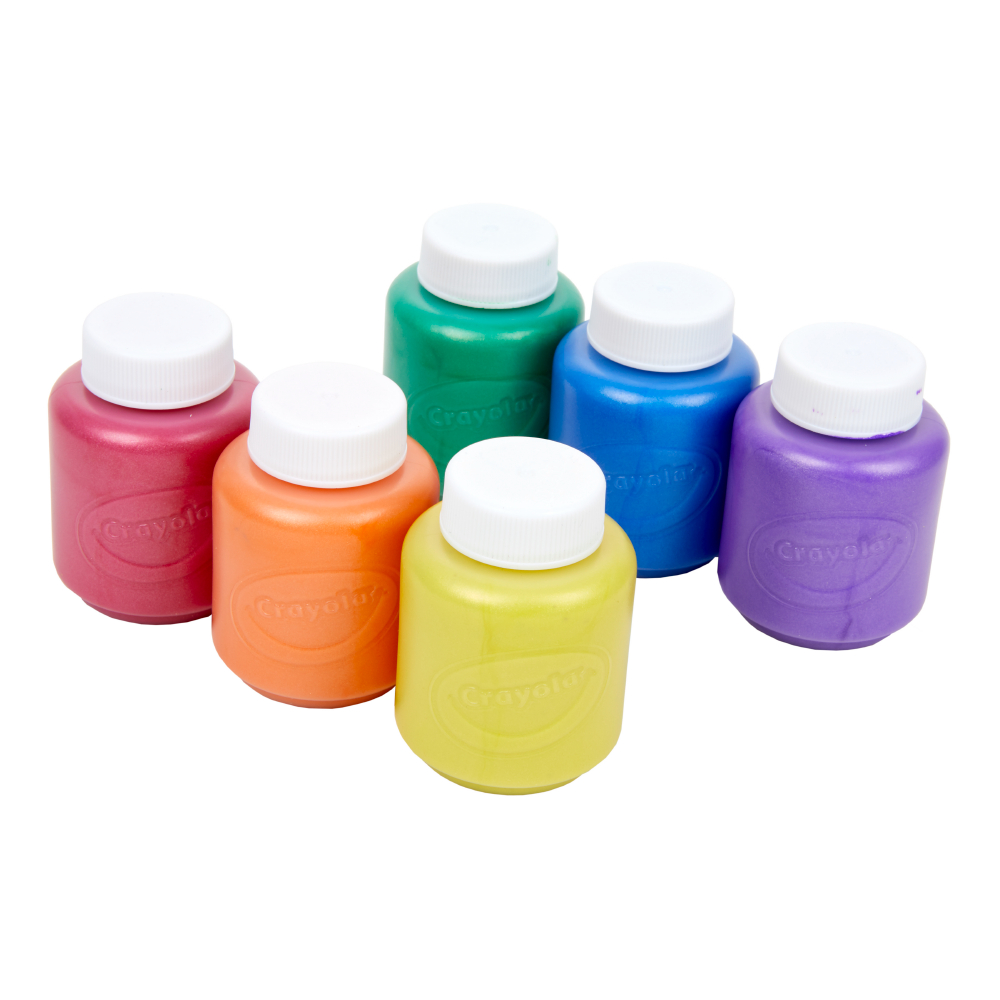 6 ct. Washable ProjectPaint; Metallic - 2 oz. Bottles