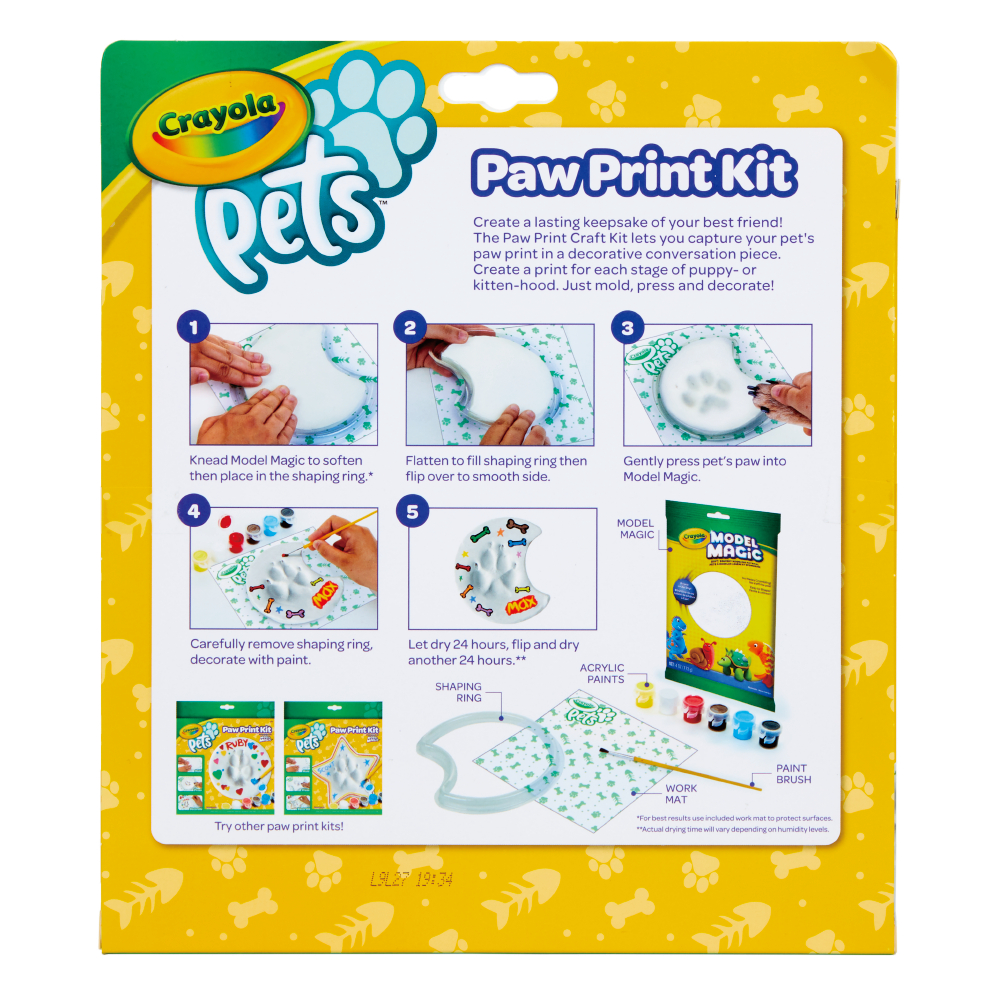 Pets Paw Print Keepsake Kit-Moon