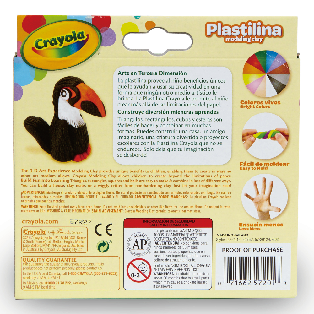 PLASTILINA Modeling Clay 12ct