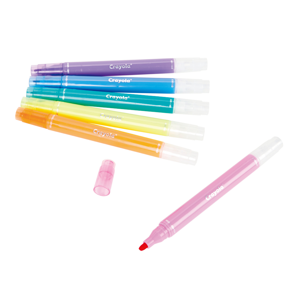 Take Note Erasable Highlighters; 6 Count