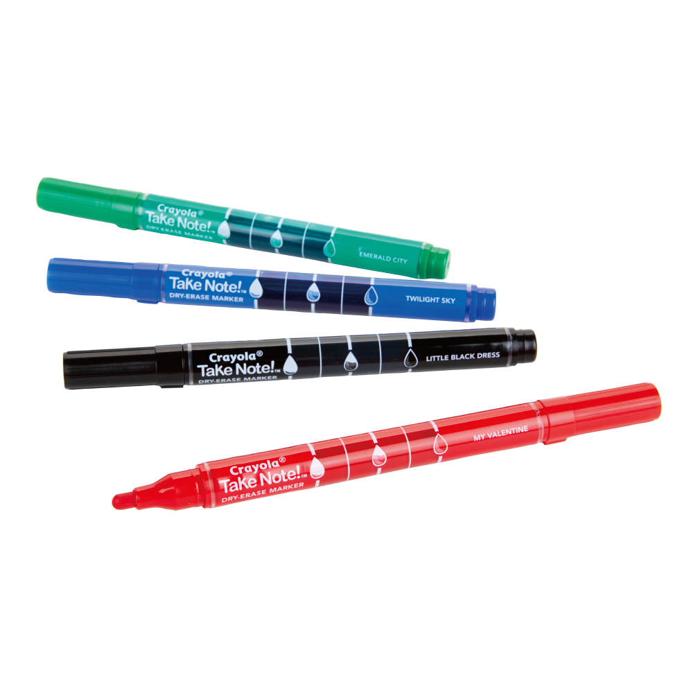 Take Note! 4 ct. Fine LineDry-Erase Markers