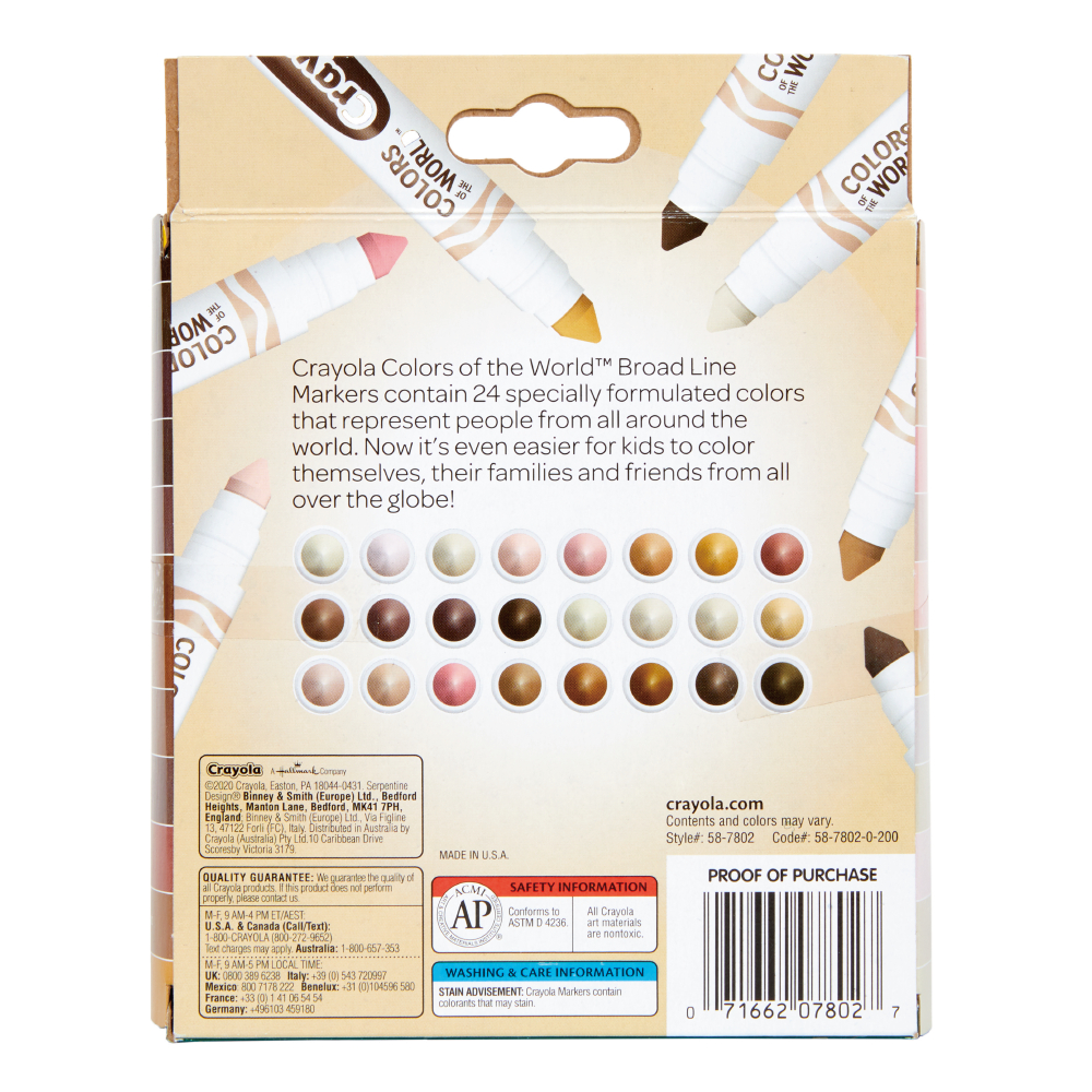 Colors of The World 24CT Regular Markers