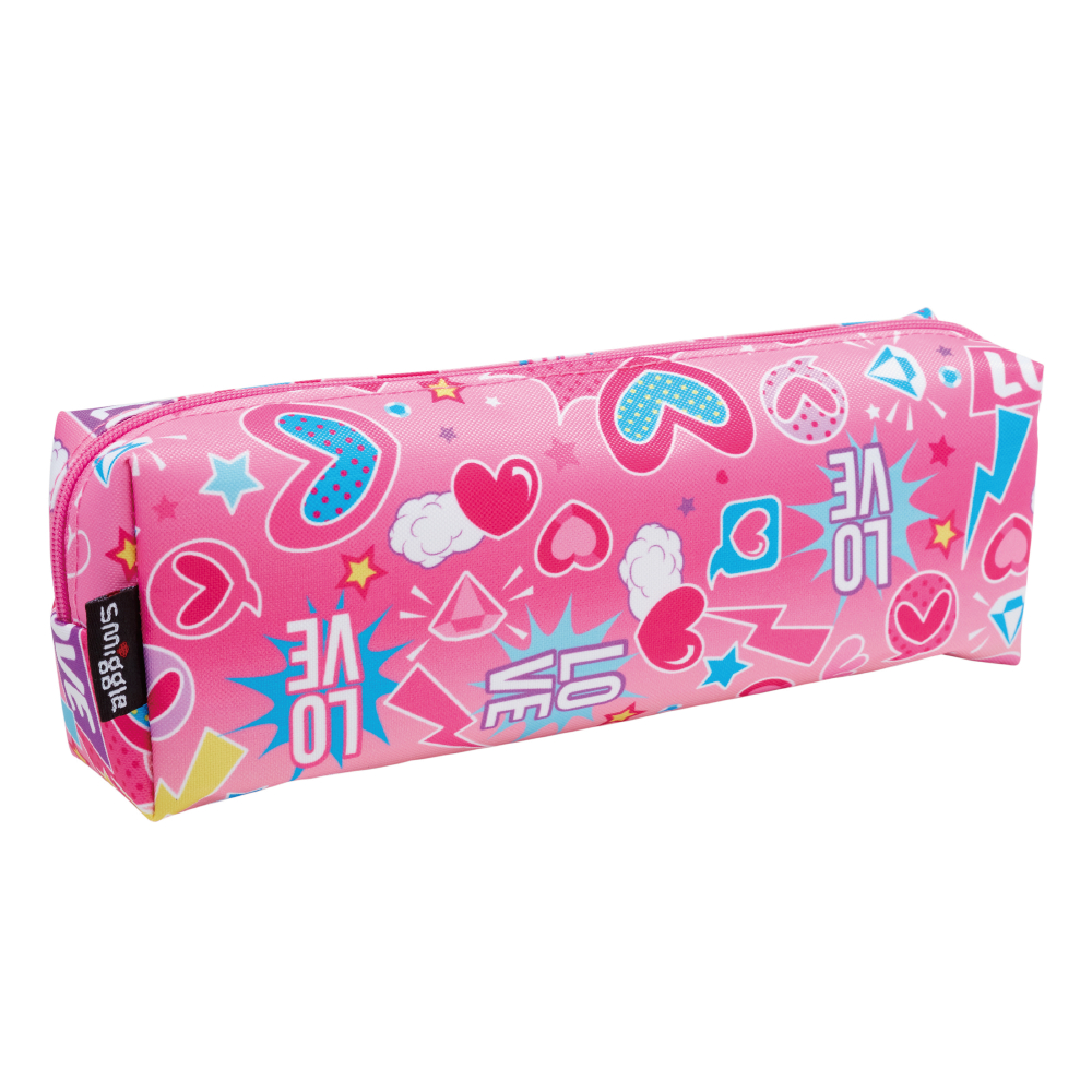 Giggle By Smiggle Handy 5筆袋 - 粉紅色