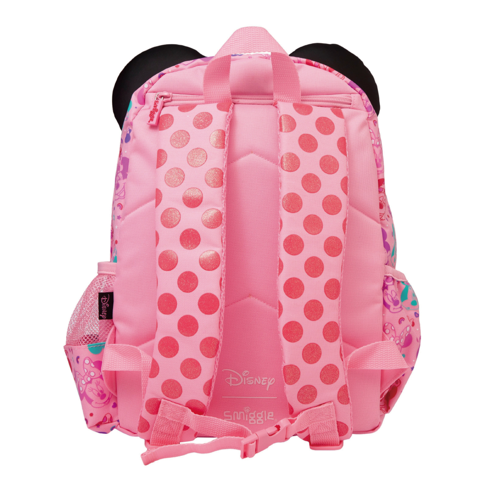 Minnie Mouse Junior Character Hoodie Backpac(Pink)
