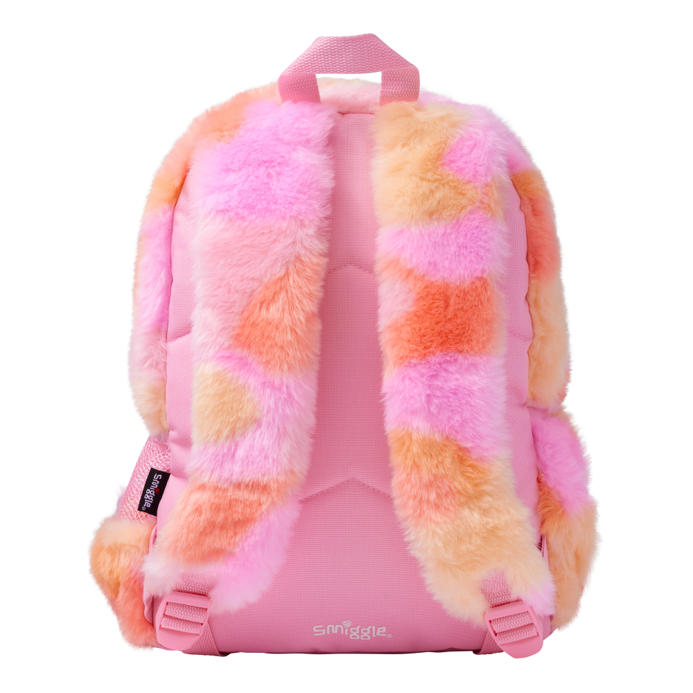 Fluffy Pup Junior Backpack - Pink