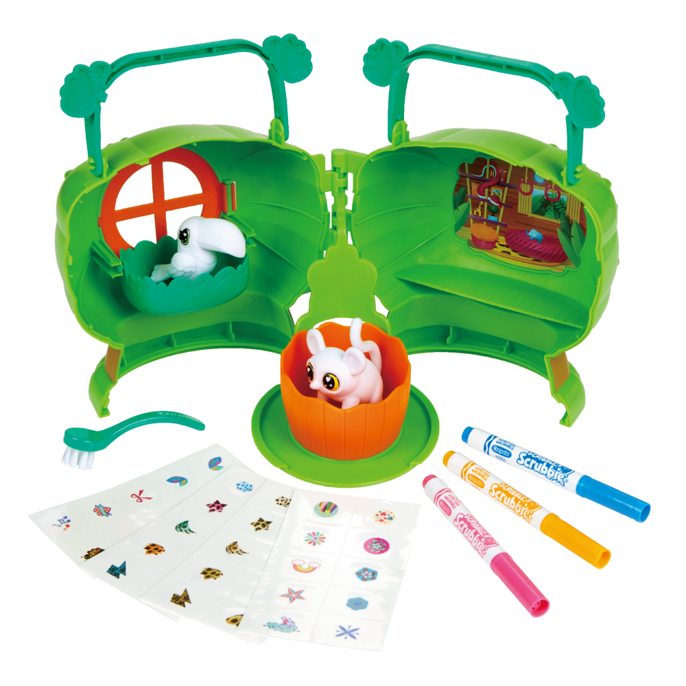 Scribble Scrubbie Pets - Safari Treehouse