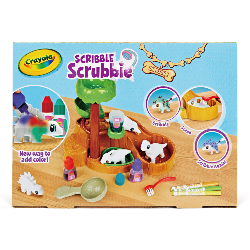 Scribble Scrubbie Dinosaurs Set Waterfall