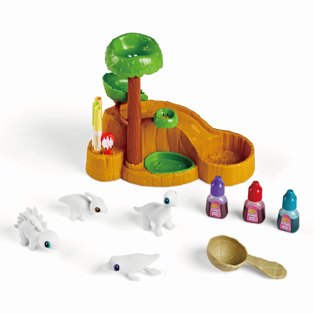 Scribble Scrubbie Dinosaurs Set Waterfall