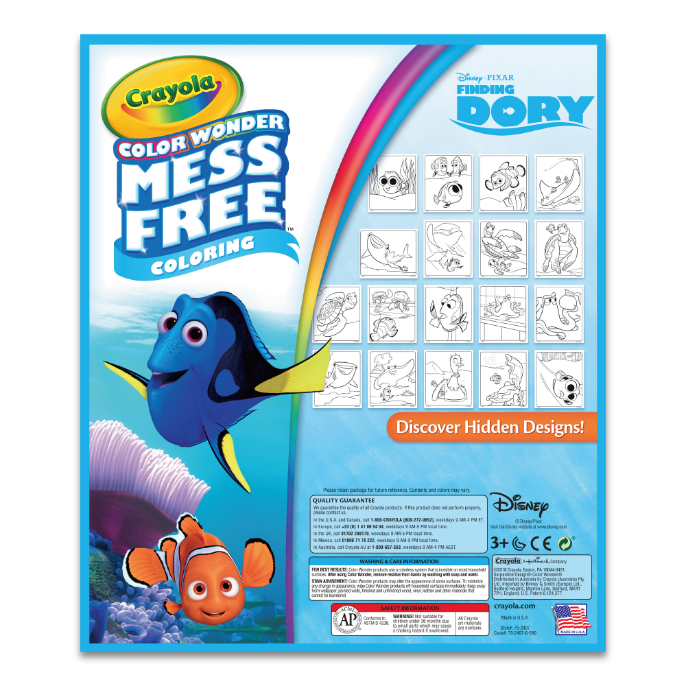 Color Wonder Coloring Pad & Markers - Finding Dory