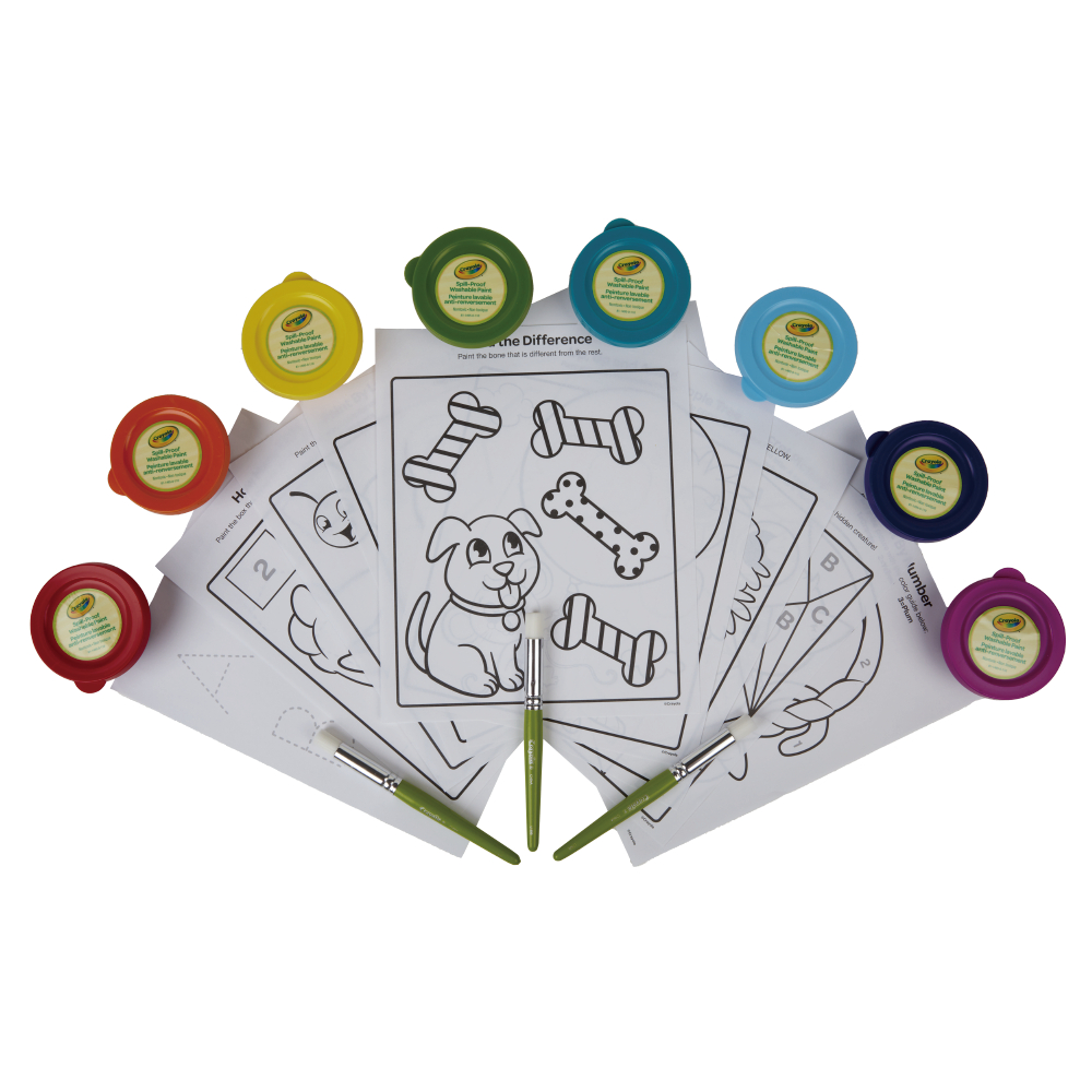Spill-Proof Paint Activity Kit