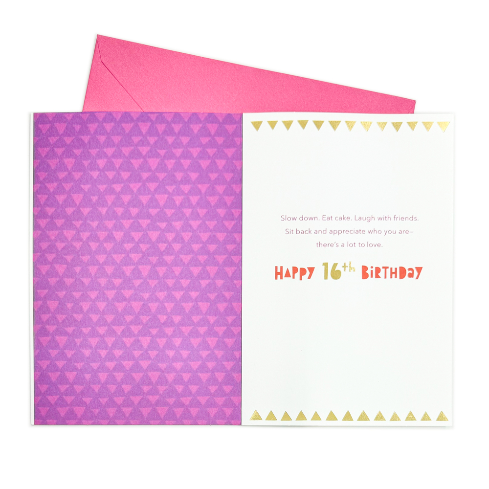 16th Birthday Card