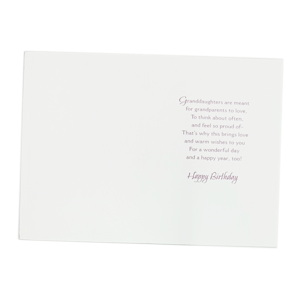 Birthday Card - For Granddaughter