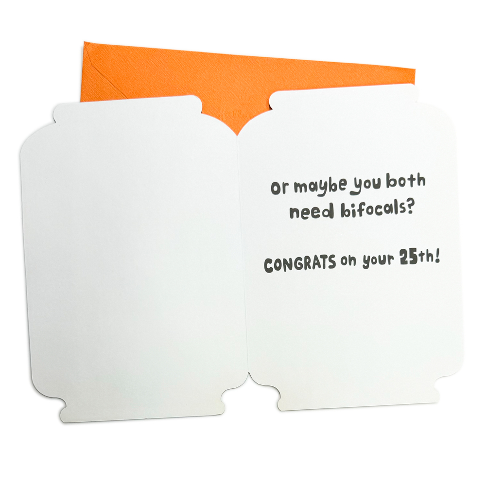 25th Anniversary Card