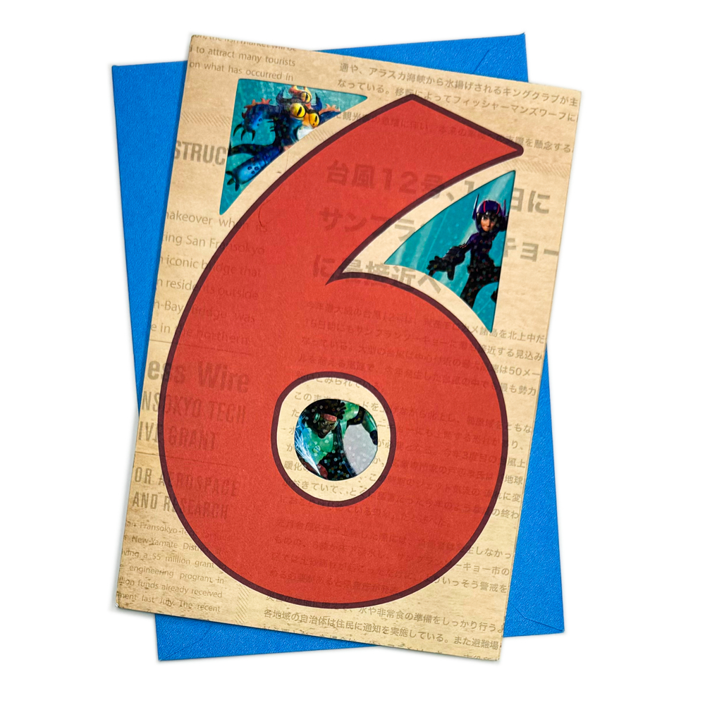 6th Birthday Card