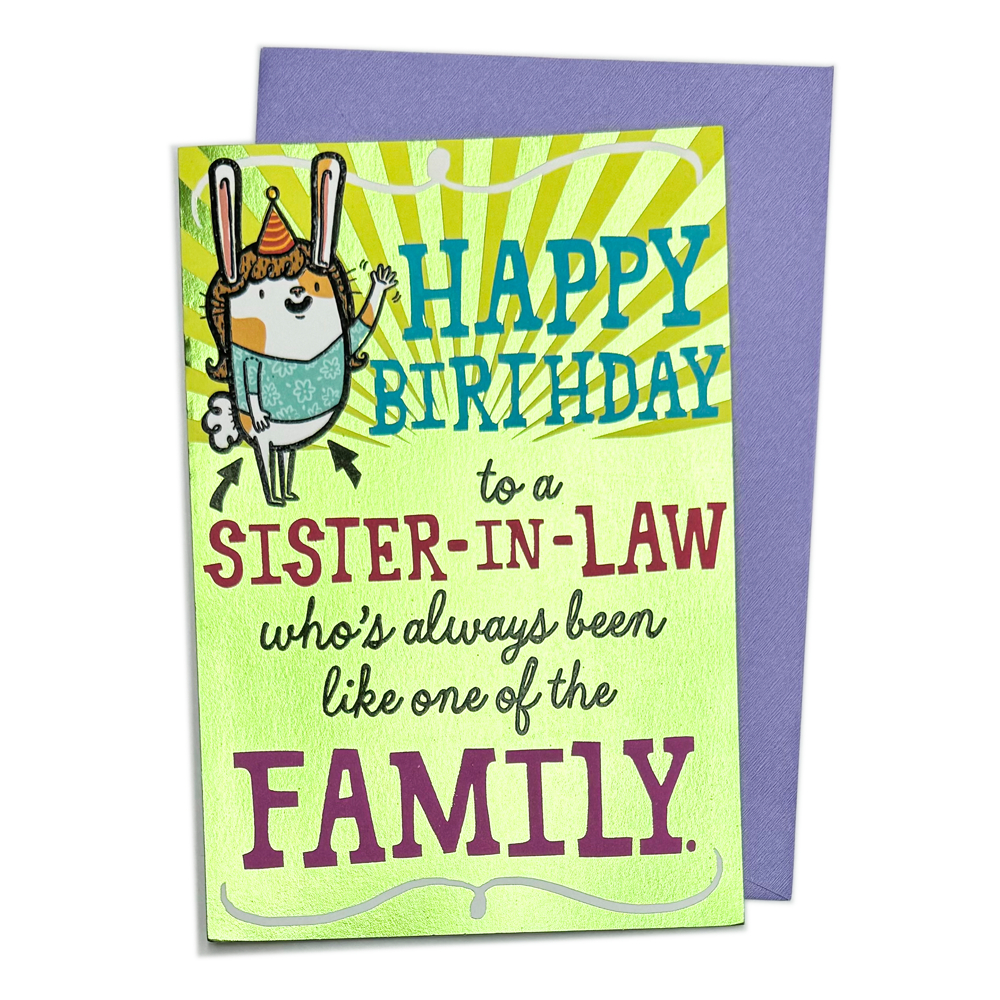 Birthday Card - For Sister in law