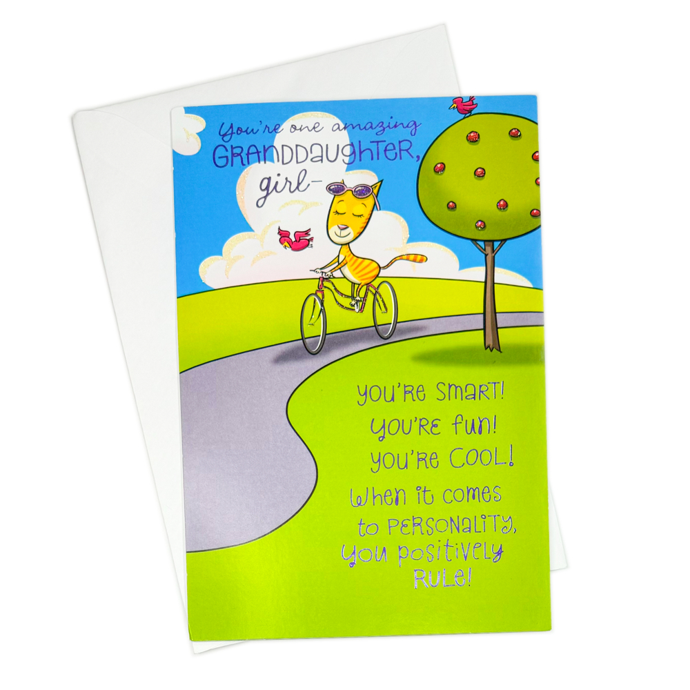 Birthday Card - For Granddaughter