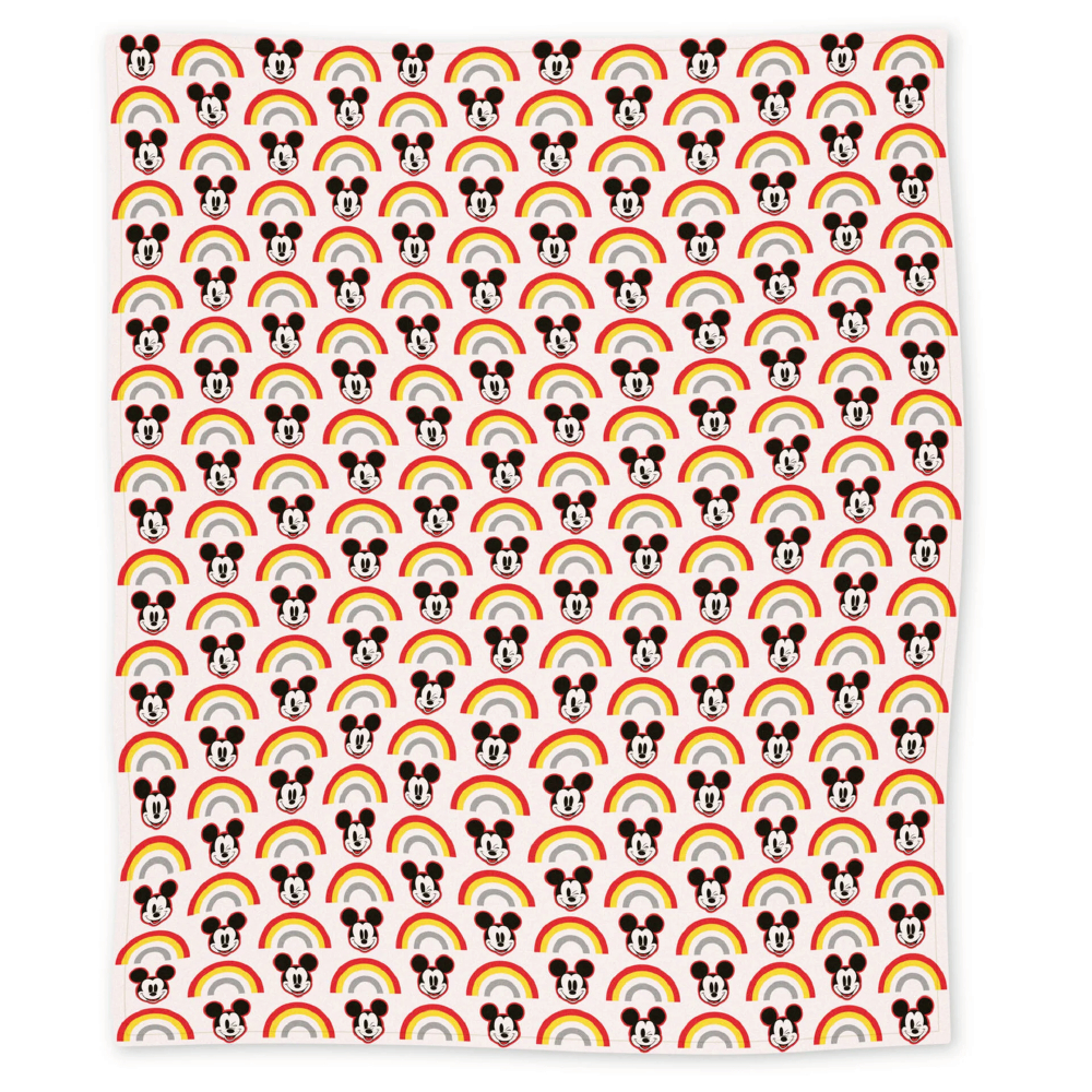 Disney Mickey Rainbow Throw Blanket