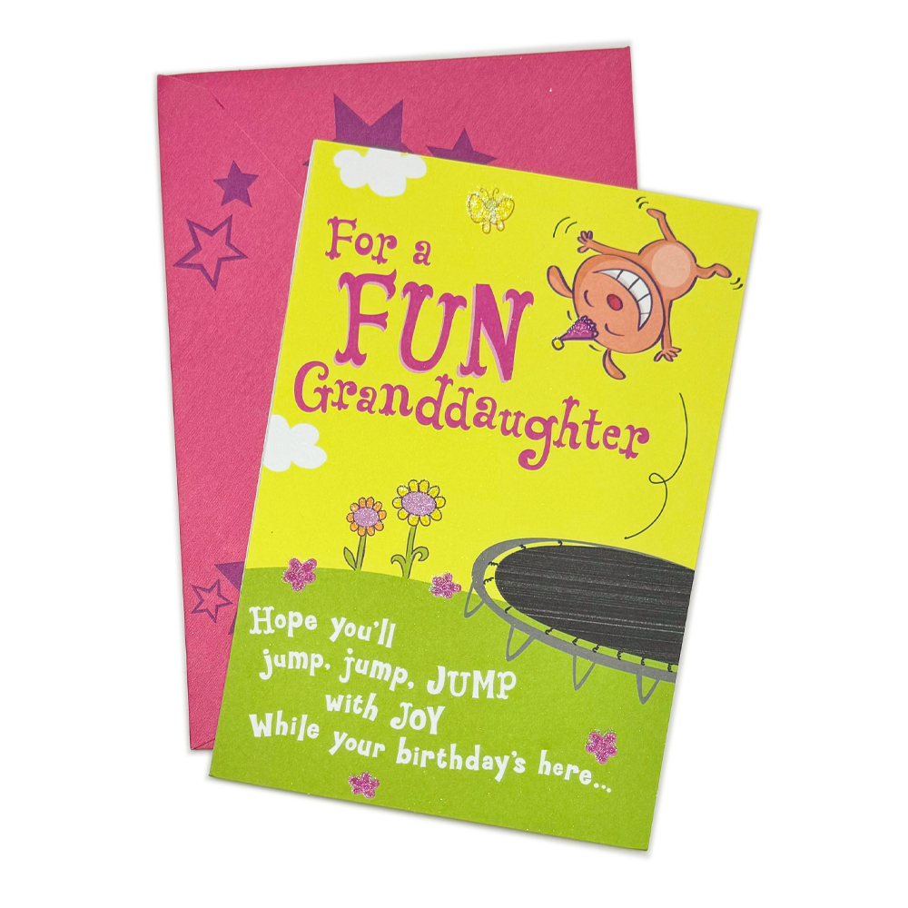 Birthday Card - For Granddaughter