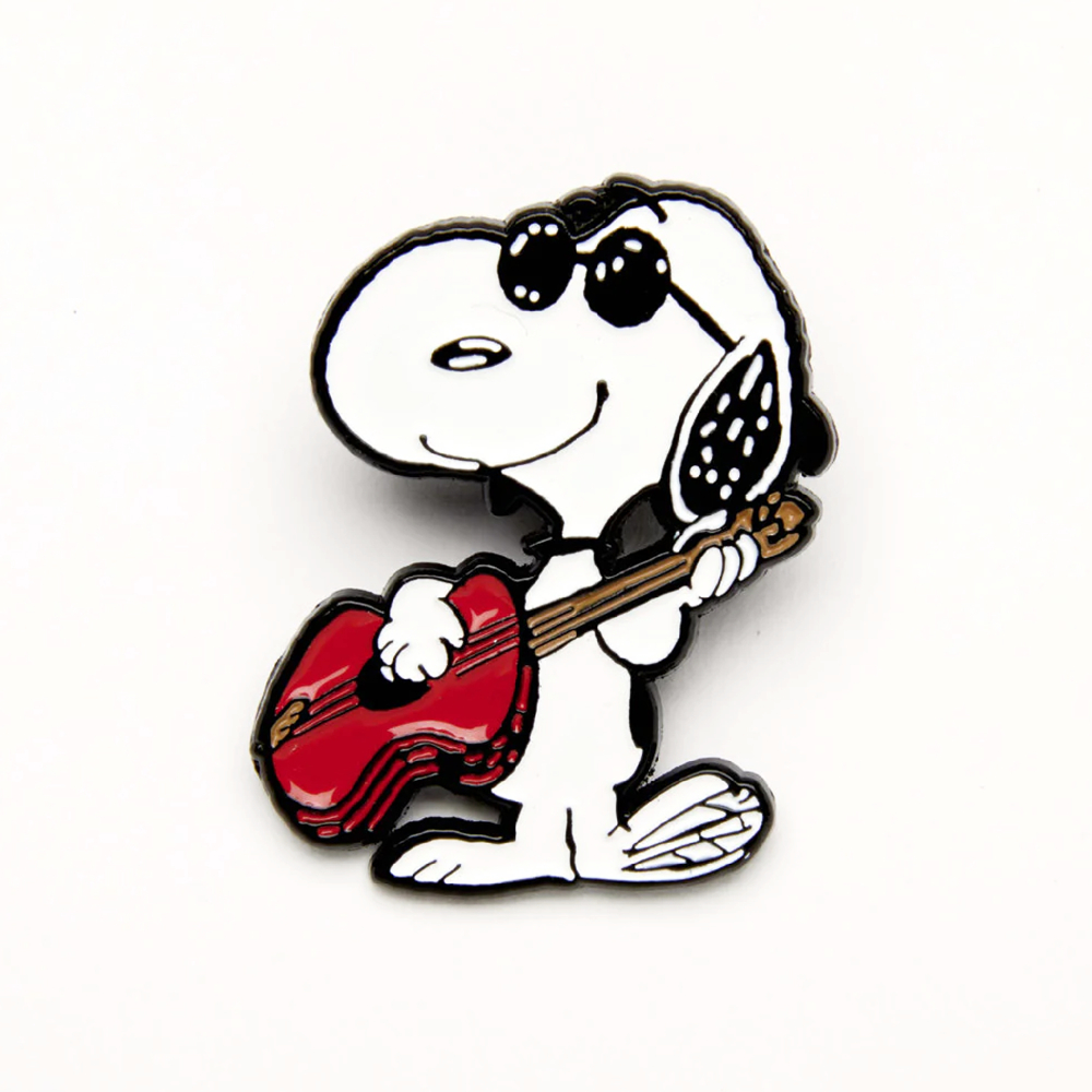 Peanuts Music is Life 金屬襟章 - Guitar