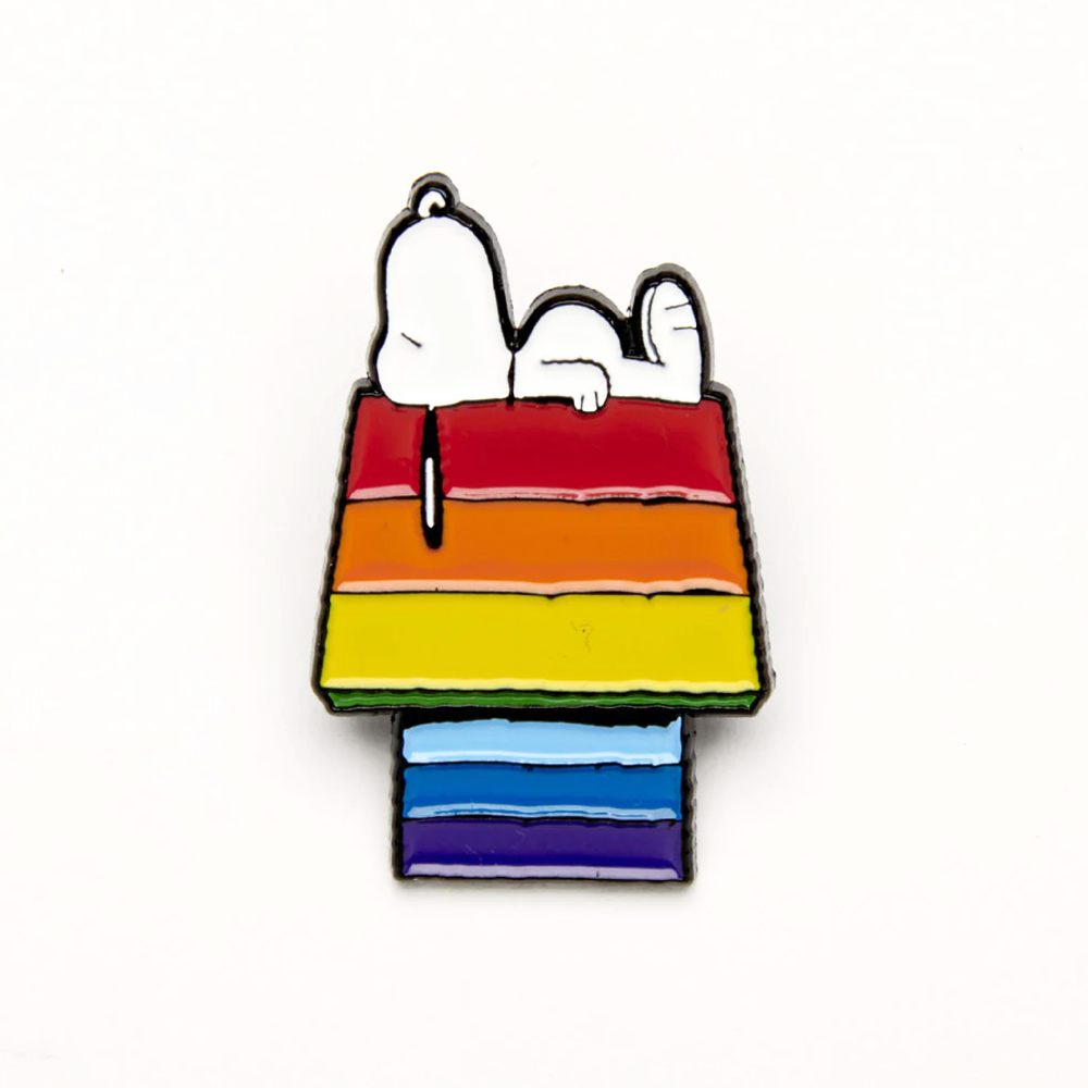 Peanuts Good Vibes Enamel Pin - Rainbow House