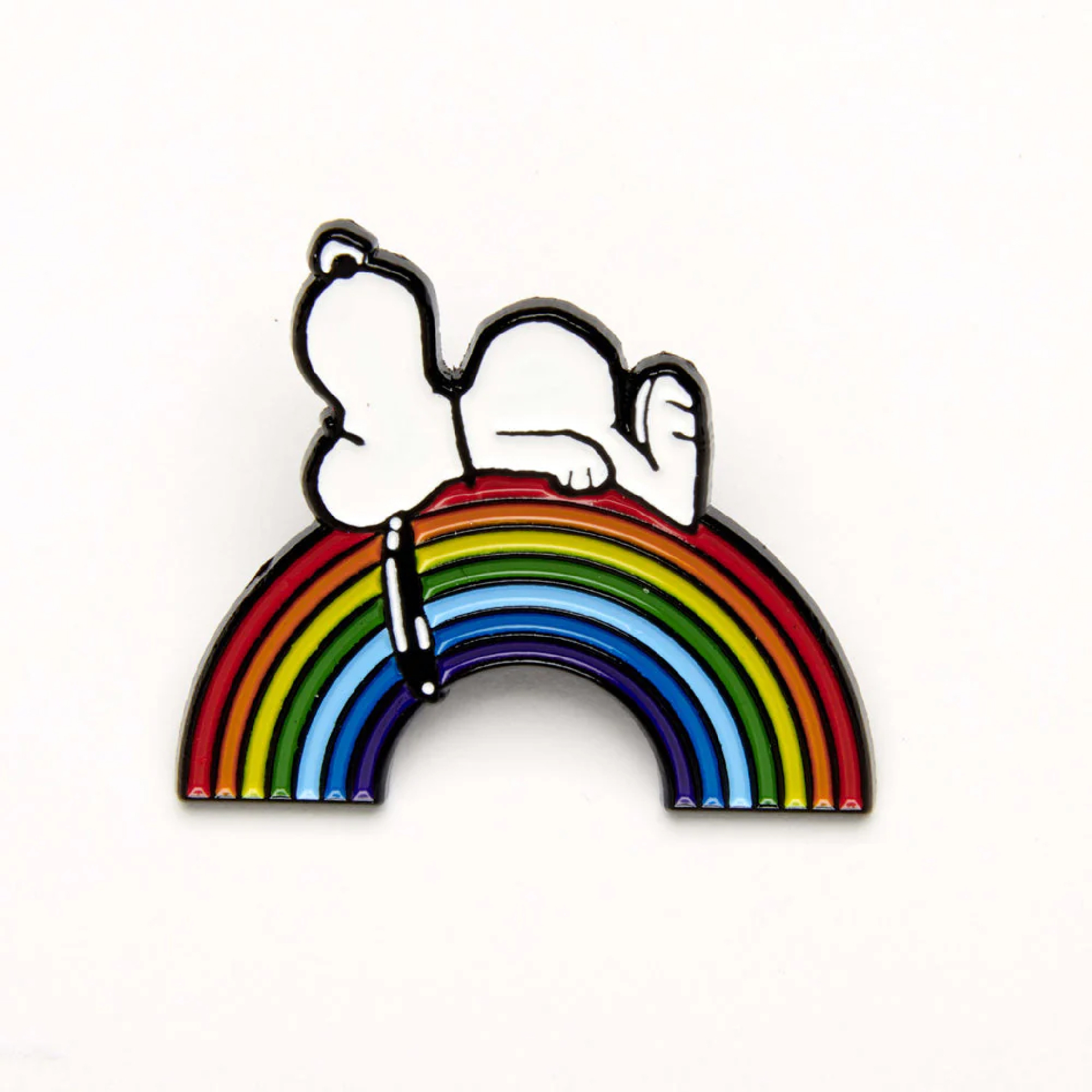 Peanuts Good Vibes 金屬襟章 - Rainbow