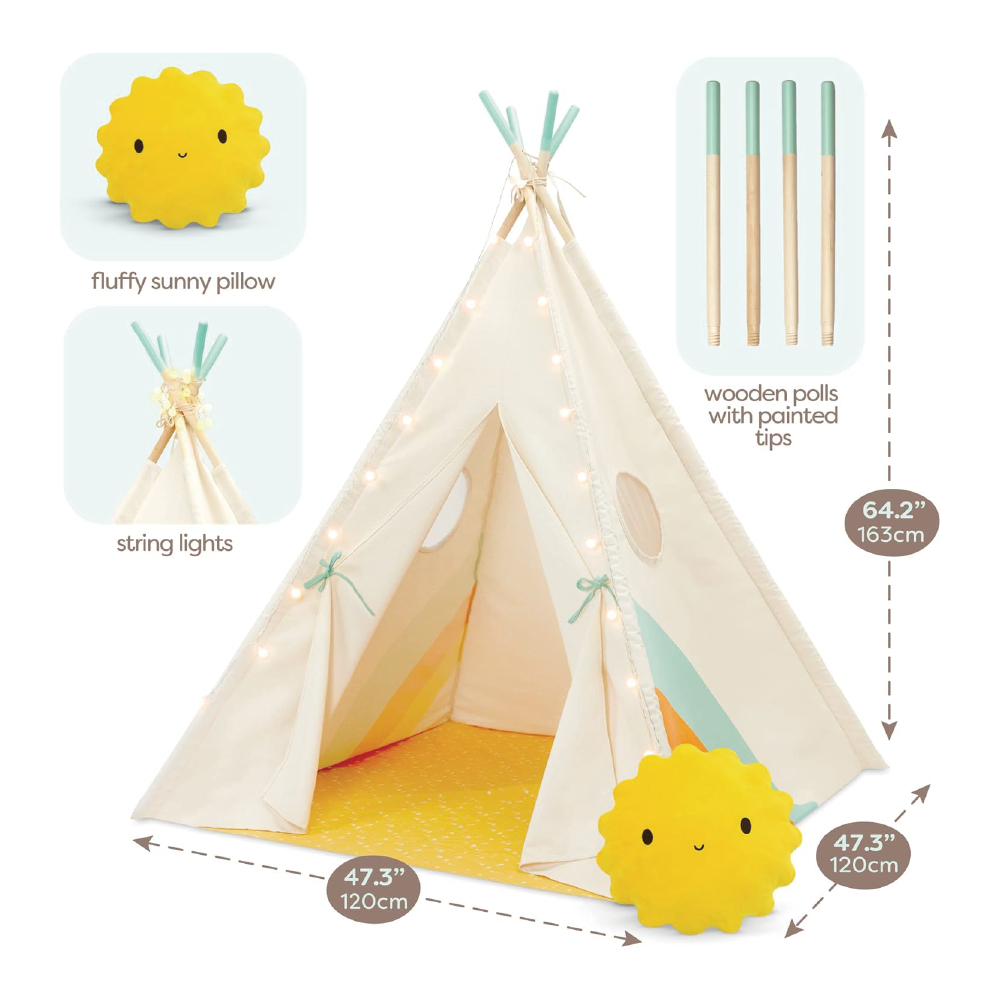 BX2163Z@RAINBOW COTTON TENT