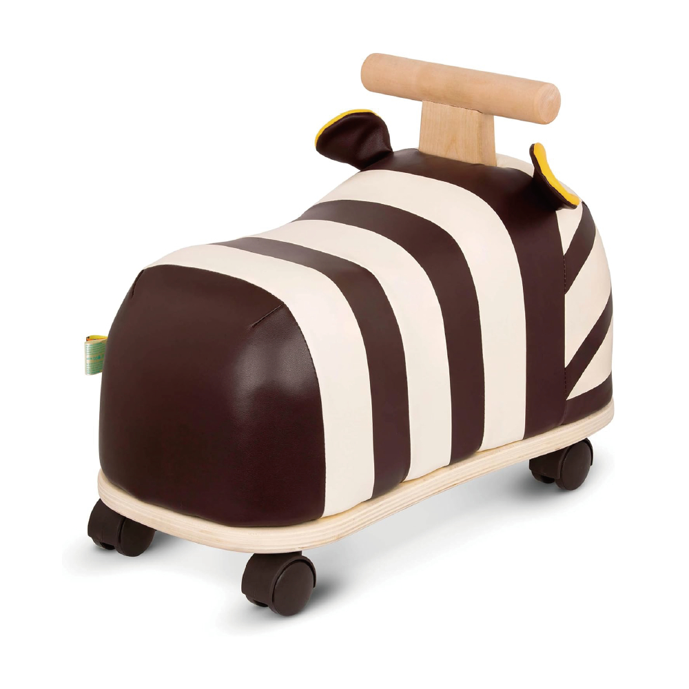 BX1949Z@B. ZEBRA WOODEN RIDE ON