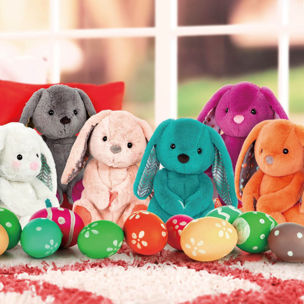 BX1784Z@B. CLASSIC PLUSH BUNNY - ICE GREY