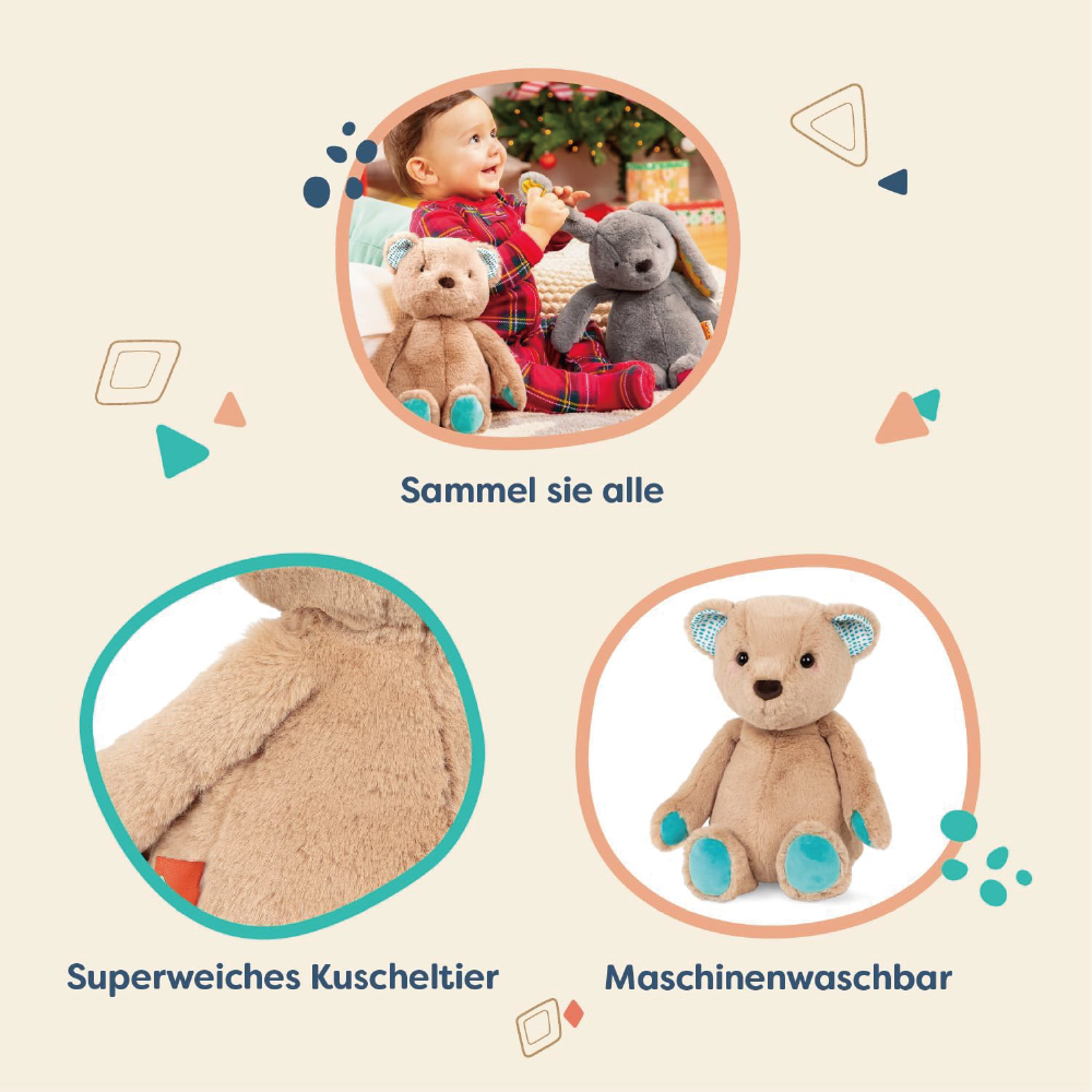 BX1785C24Z@B. CLASSIC PLUSH BEAR - BROWN