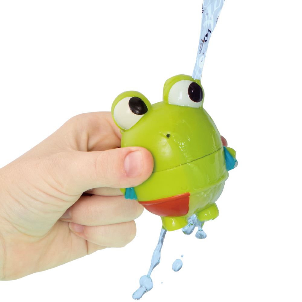 LB1712Z@LAND OF B. SQUIRT FROG & LIGHT-UP GLOW WHALE