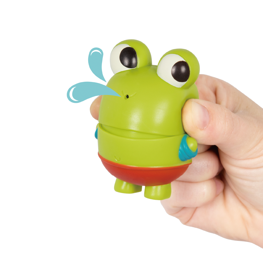 LB1712Z@LAND OF B. SQUIRT FROG & LIGHT-UP GLOW WHALE