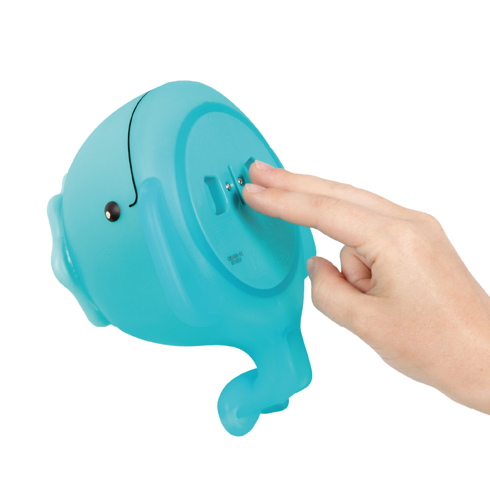 LB1712Z@LAND OF B. SQUIRT FROG & LIGHT-UP GLOW WHALE